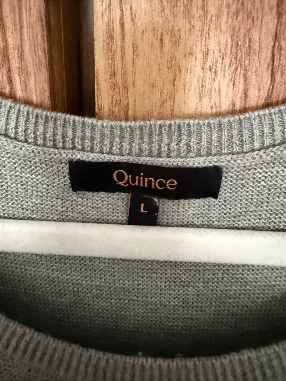 Quince Women's Short-Sleeve Knit Top in Gray - Picture 3 of 4